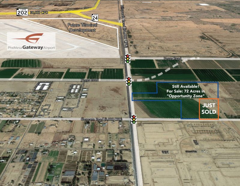 20 Acres in the Mesa Opportunity Zone sells for $2.25M