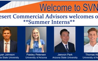 SVN Desert Commercial Advisors bring on 4 new summer interns