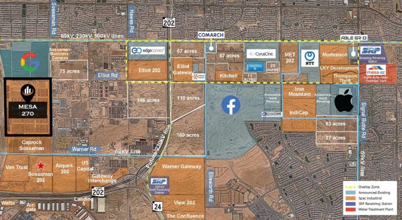 Sale of 270 Acres in Mesa, AZ Positions Growth for Elliot Road Tech Corridor